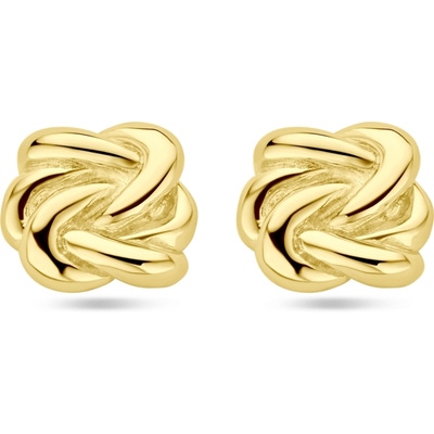 oorknoppen knoop 1 micron zilver verguld geel