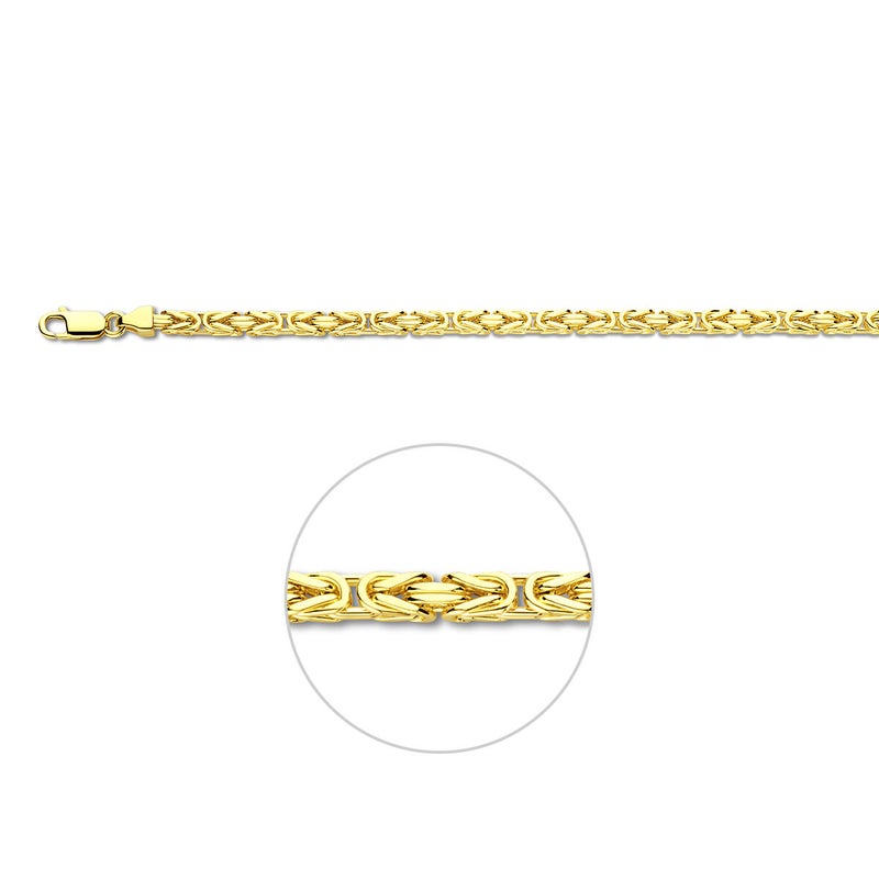 Treasure Collection TC-24834 14 karaat gouden koningsketting 4,2 mm