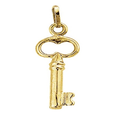 hanger sleutel 14K geelgoud
