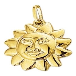 hanger zon 14K geelgoud