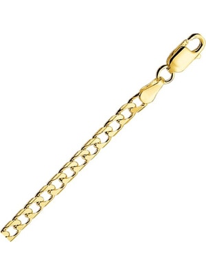 Treasure Collection TC-46172 14 karaat gouden collier gespelen gourmet 4,1 mm