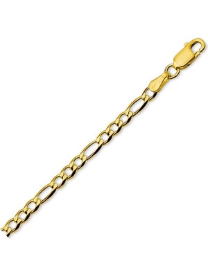 Treasure Collection TC-46176 14 karaat gouden collier figaroschakels 3,0 mm