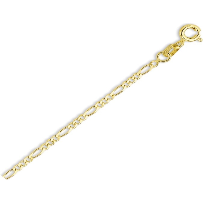 Treasure Collection TC-882135 14k gouden figaro enkelbandje 1,8 mm