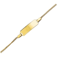 885377 14k gouden graveerarmbandje 5 mm