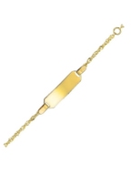 Treasure Collection TC-1727 Gouden baby naamplaat armband