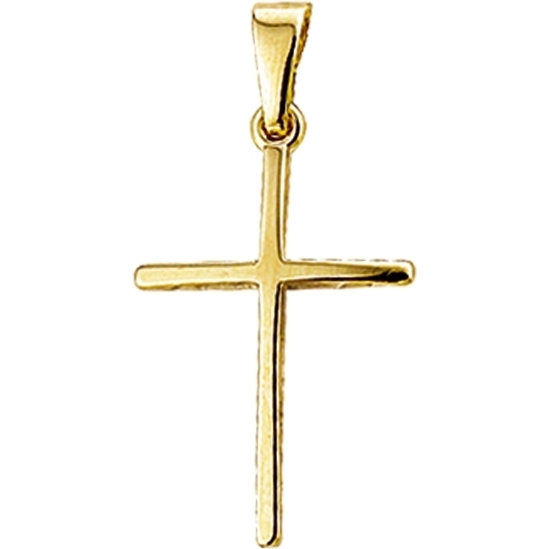 884846 14k gouden hanger kruisje 21 mm