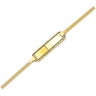 885378 14k gouden graveerarmbandje gourmet 5 mm