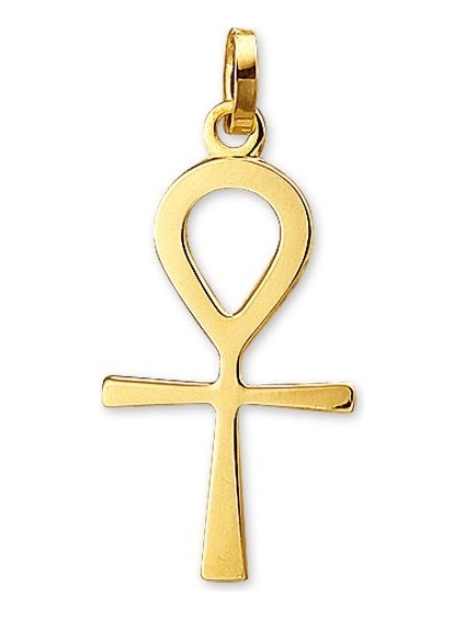 Treasure Collection TC-881294 14 karaat gouden hanger met ankh kruis 29 mm