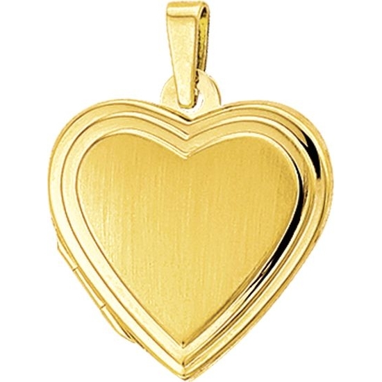 Treasure Collection 883279 14k gouden medaillon hartje