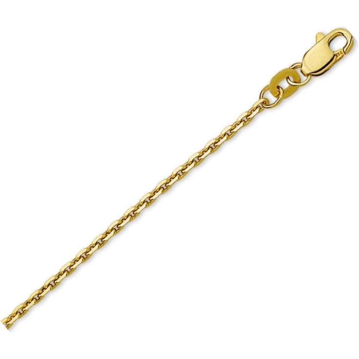 885222 14k gouden anker basisketting 1,6 mm