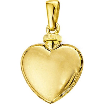 urnhanger hart 14K geelgoud