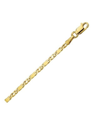 The House Of Jewels THOJ2485 14 karaat gouden valkenoog armband 2,1 mm