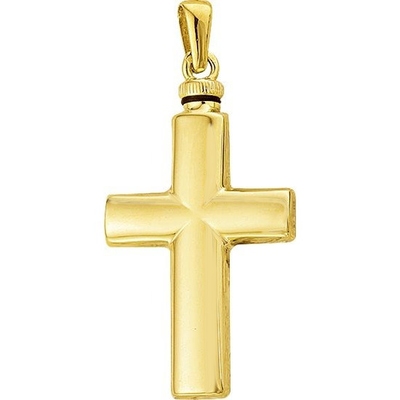 urnhanger kruis 14K geelgoud