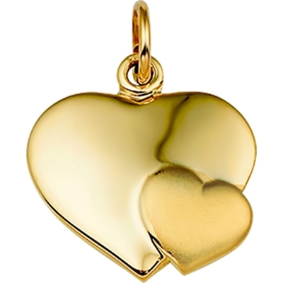 hanger hart polimat 14K geelgoud