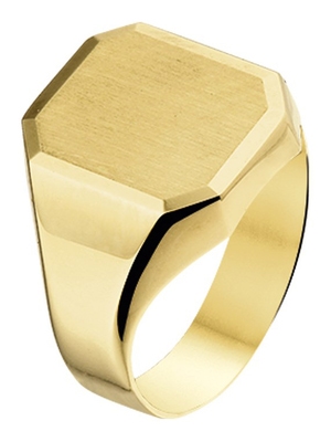 Treasure Collection TC-37237 Gouden monogramring