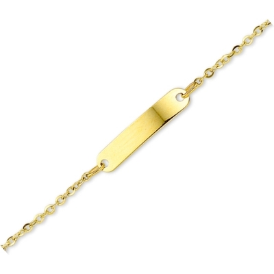 885383 14k gouden graveerarmbandje 4 mm