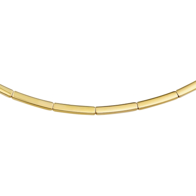 collier 25 mm 43 cm 14K geelgoud
