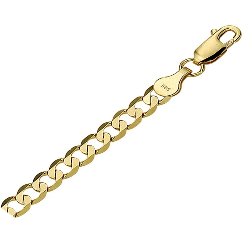 Treasure Collection TC-882367 14k gouden gourmet ketting 4,8 mm 50 cm
