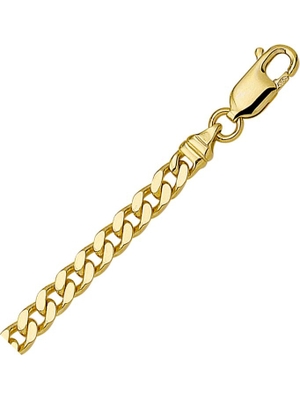 Treasure Collection TC-882115 14 karaat gouden gourmet armband 4,3 mm