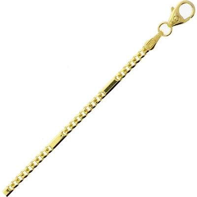 Treasure Collection THOJ2476 14k gouden gourmet armband 2 mm