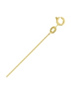 collier anker plat 08 mm 41 - 43 - 45 cm 14K geelgoud