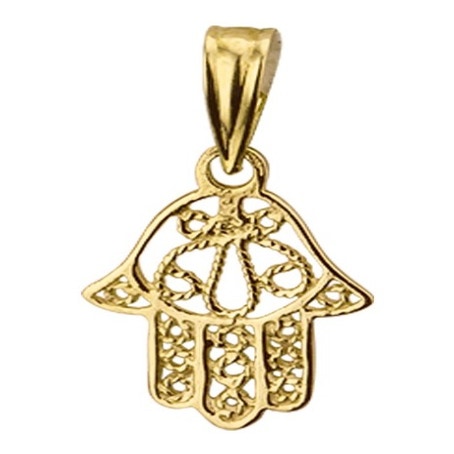 Treasure Collection TC-42906 Gouden bedel fatima handje