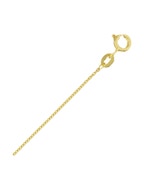 collier anker plat 10 mm 41 - 43 - 45 cm 14K geelgoud