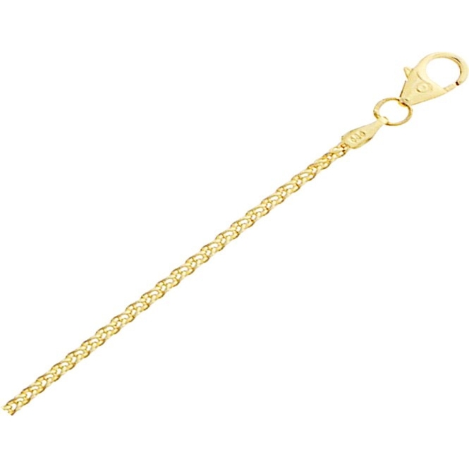 Treasure Collection TC-882133 14 karaat gouden vossenstaart armband 1,7 mm