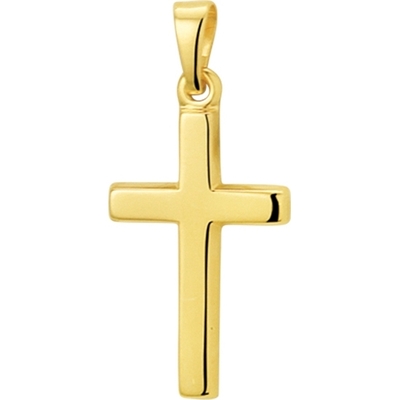 hanger kruis 14K geelgoud