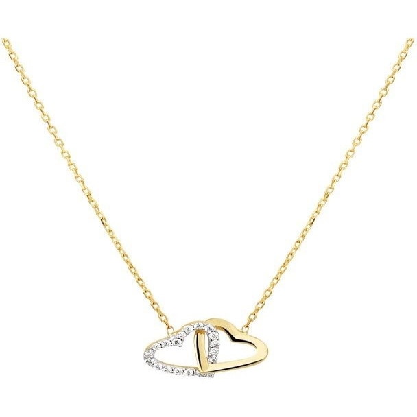 Treasure Collection TC-44926 Gouden ketting hartjes C171
