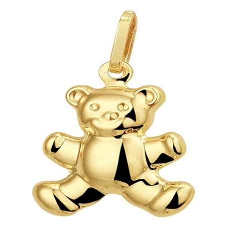 Treasure Collection TC-23336 14 karaat gouden hanger beer