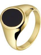 The House Of Jewels THOJ0499 14 karaat gouden zegelring met onyx 11 mm
