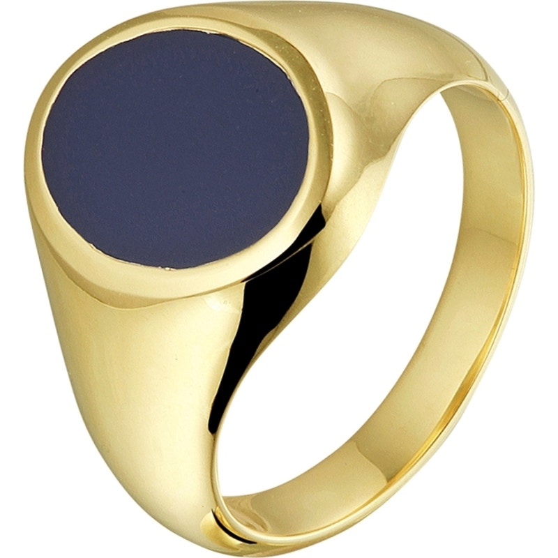Treasure Collection THOJ0541 14k gouden zegelring met lagensteen