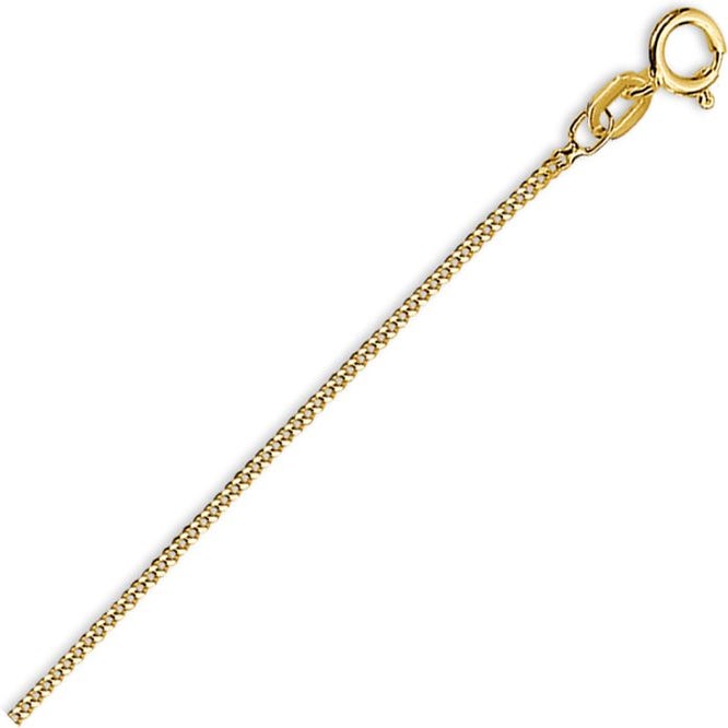 Treasure Collection M142 14 karaat gouden basisketting voor hanger 41-45 cm