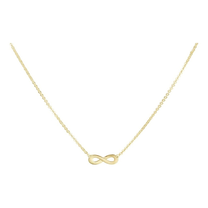 Treasure Collection TC-881946 14 karaat gouden ketting met infinity hanger 41,5-44,5 cm