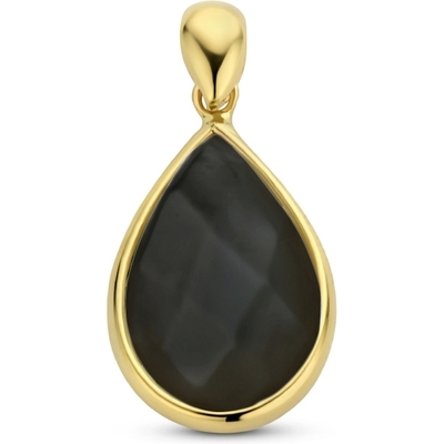 hanger onyx 14K geelgoud