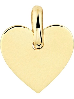 graveerhanger hart 14K geelgoud