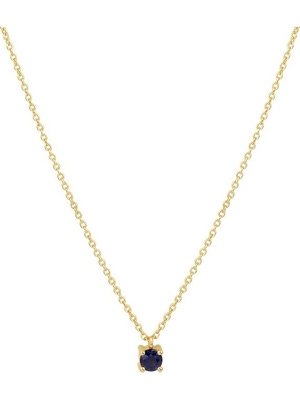 collier saffier 40 - 42 - 44 cm 14K geelgoud