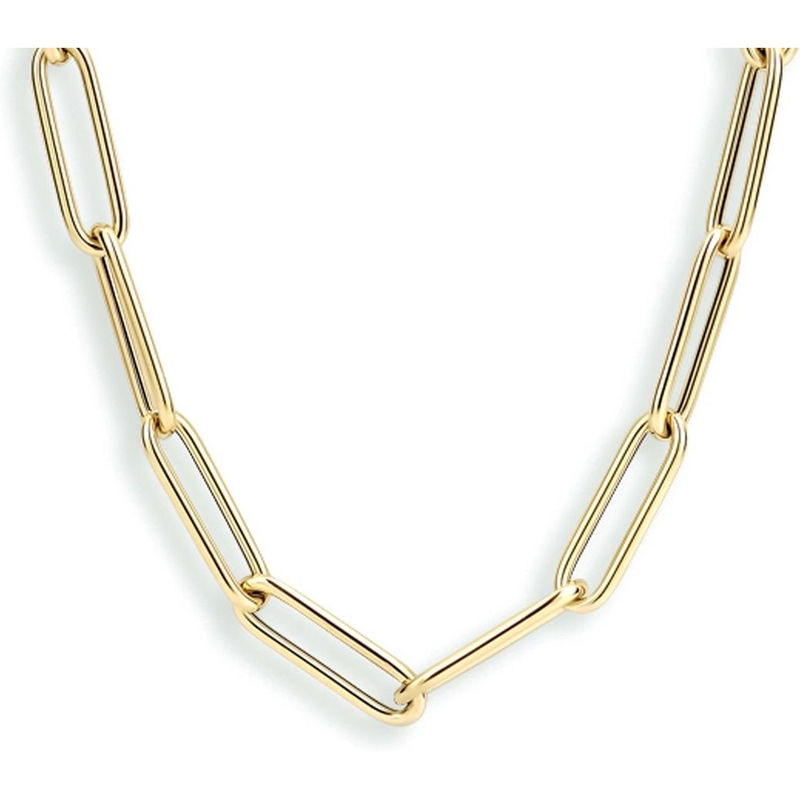 Treasure Collection THOJ0659 14k gouden paperclip ketting 4,5 mm