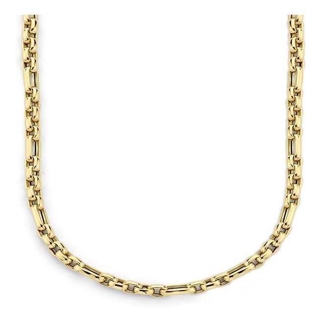 Treasure Collection N175 14k gouden anker schakelketting 4,8 mm 45 cm
