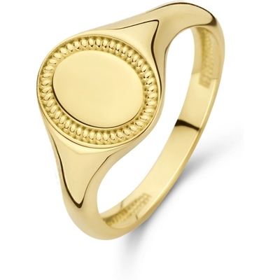 884300 14k gouden zegelring 9,5 mm