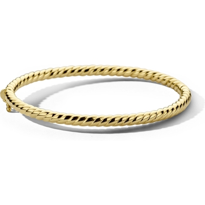 bangle scharnier 42 mm 60 mm 14K geelgoud