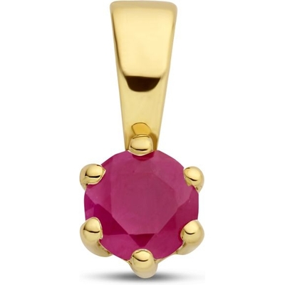 hanger met geboortesteen 95 mm 14K geelgoud