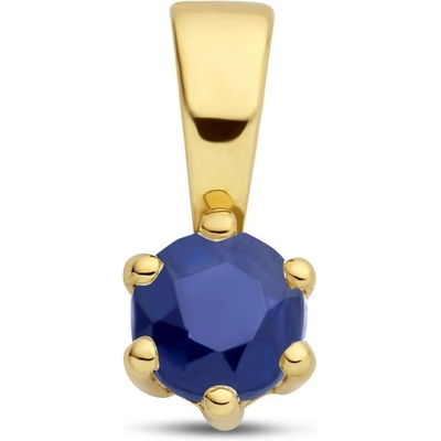 hanger met geboortesteen 95 mm 14K geelgoud