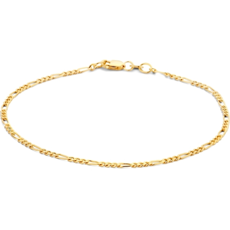 885376 14k gouden figaro armband 1,8 mm