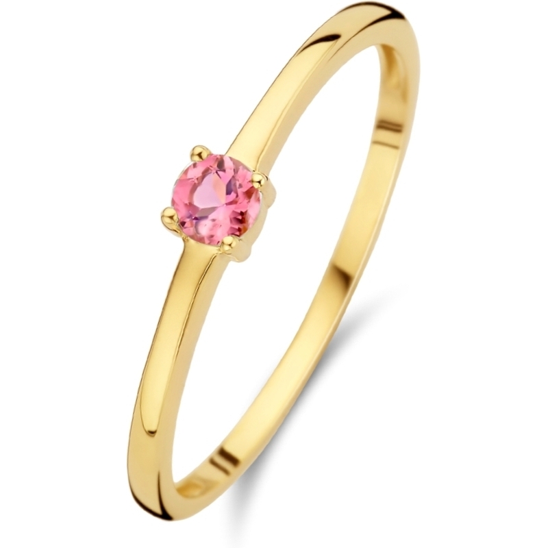 Treasure Collection R219 14k gouden ring met geboortesteen oktober
