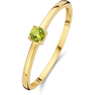 Treasure Collection R219 14k gouden ring met geboortesteen augustus