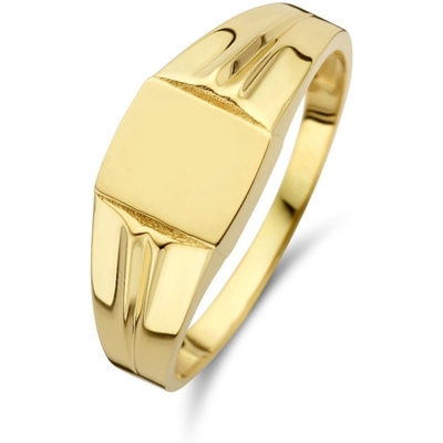 884312 14k gouden zegelring 7 mm