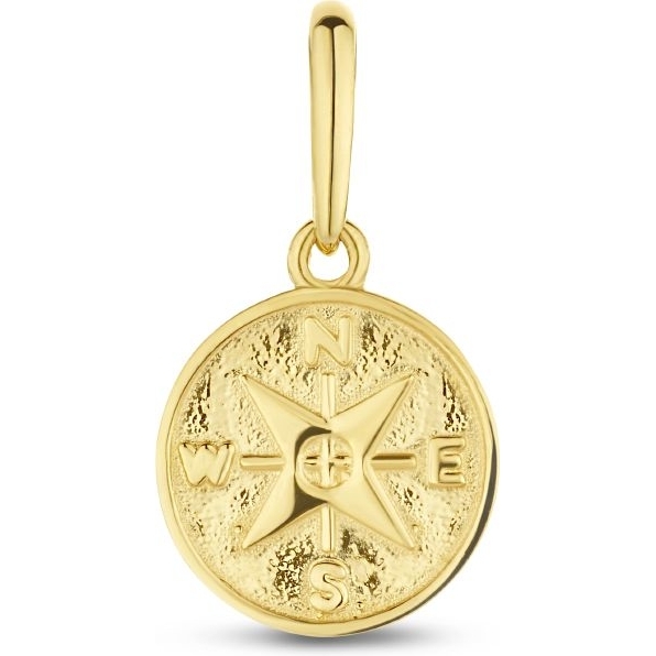 Treasure Collection 882741 14 karaat gouden hanger kompas