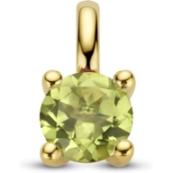 hanger peridot 14K geelgoud